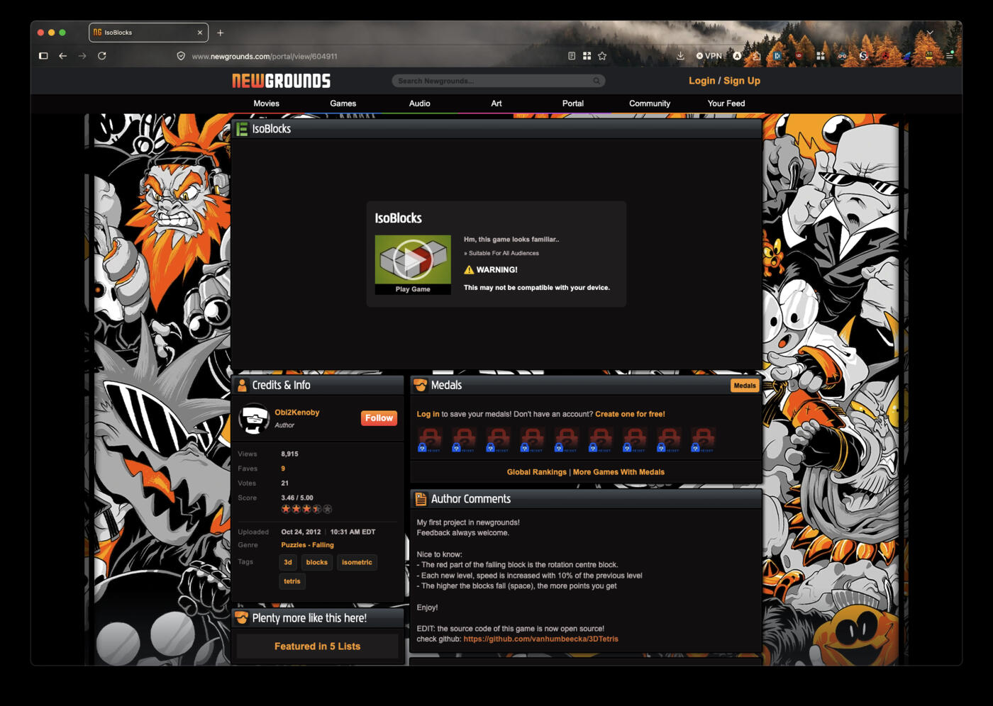 newgrounds entry